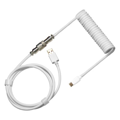 Cooler Master Coiled Cable Type-C - Snow White